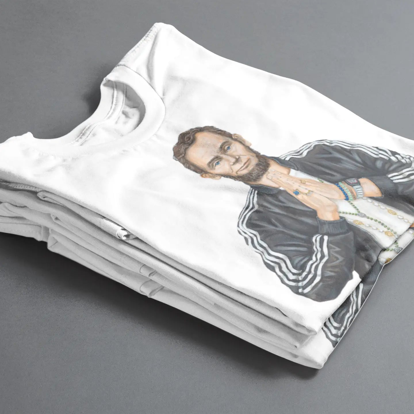 Prayer Hands Abe (Abraham Lincoln) T-Shirt
