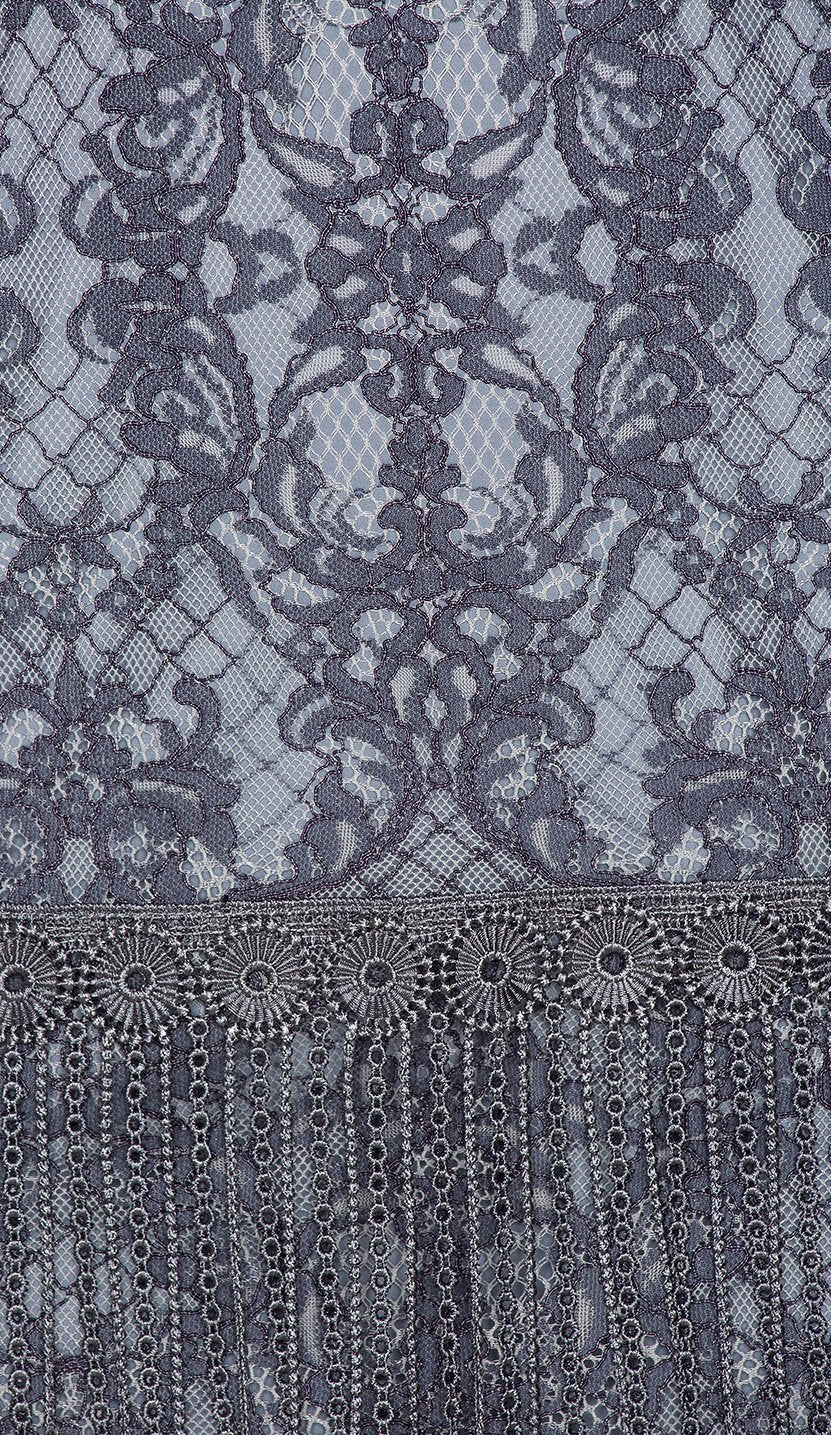 Shimmy Dress - Steel Blue