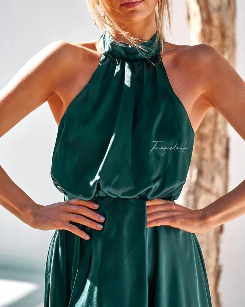 Kathleen Dress - Emerald